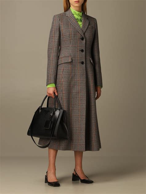 prada long coat|prada coats for women.